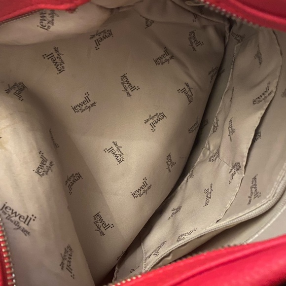 31 Bag, leather red. Pretty - Picture 2 of 3